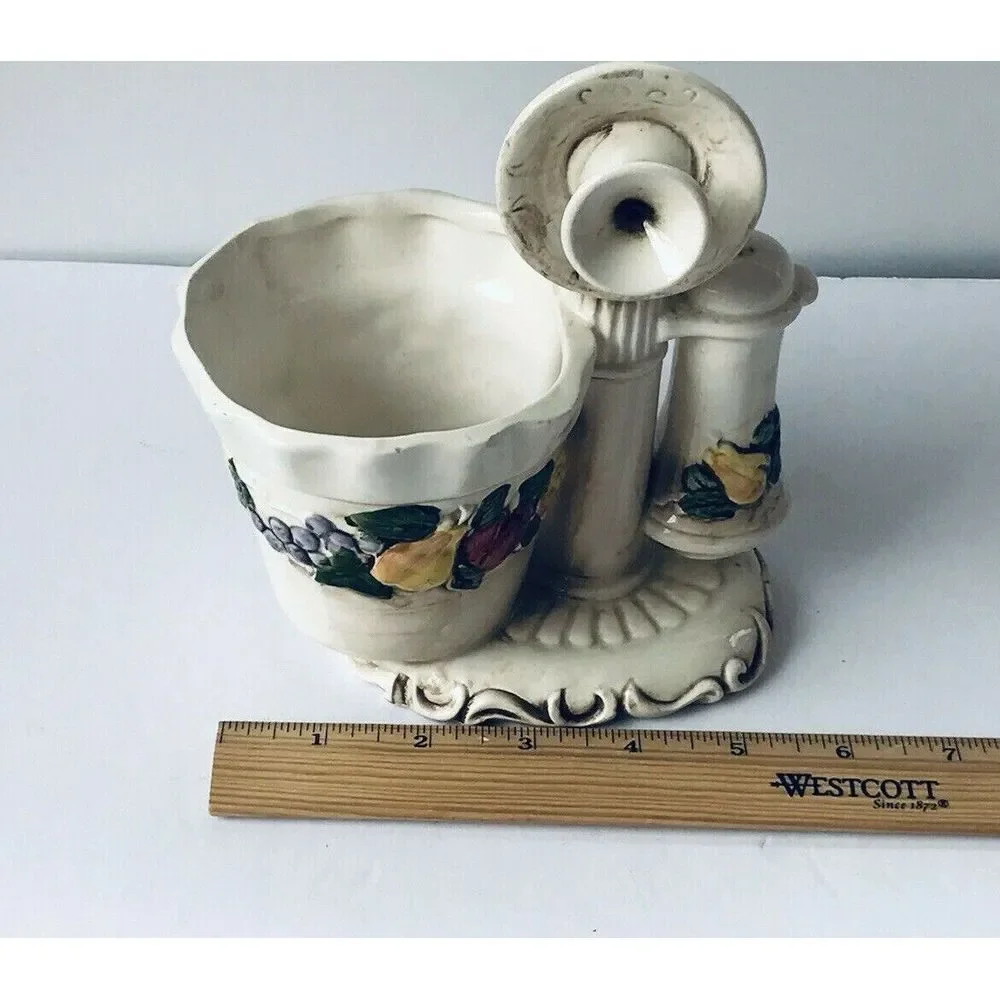 Telephone vase Harvest by‎ Relpo #5741 planter MINT